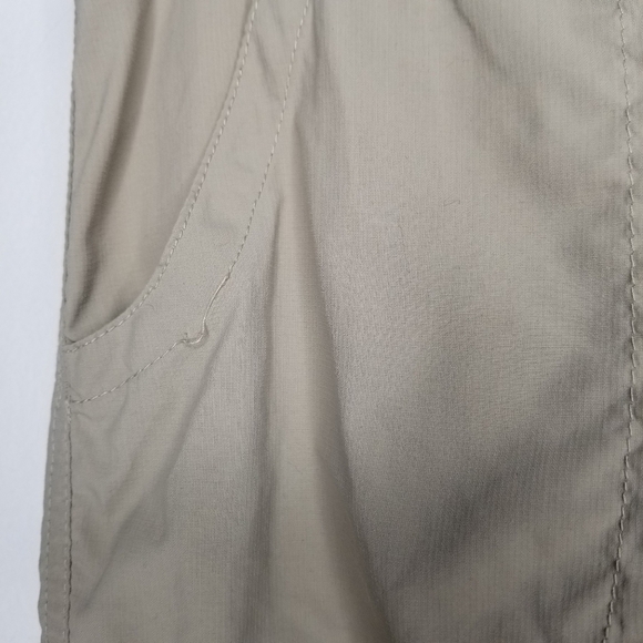 THE NORTH FACE Hiking Low Rise‎ Cargo Pants Nylon Capri Utility Drawstring Waist - Picture 9 of 16
